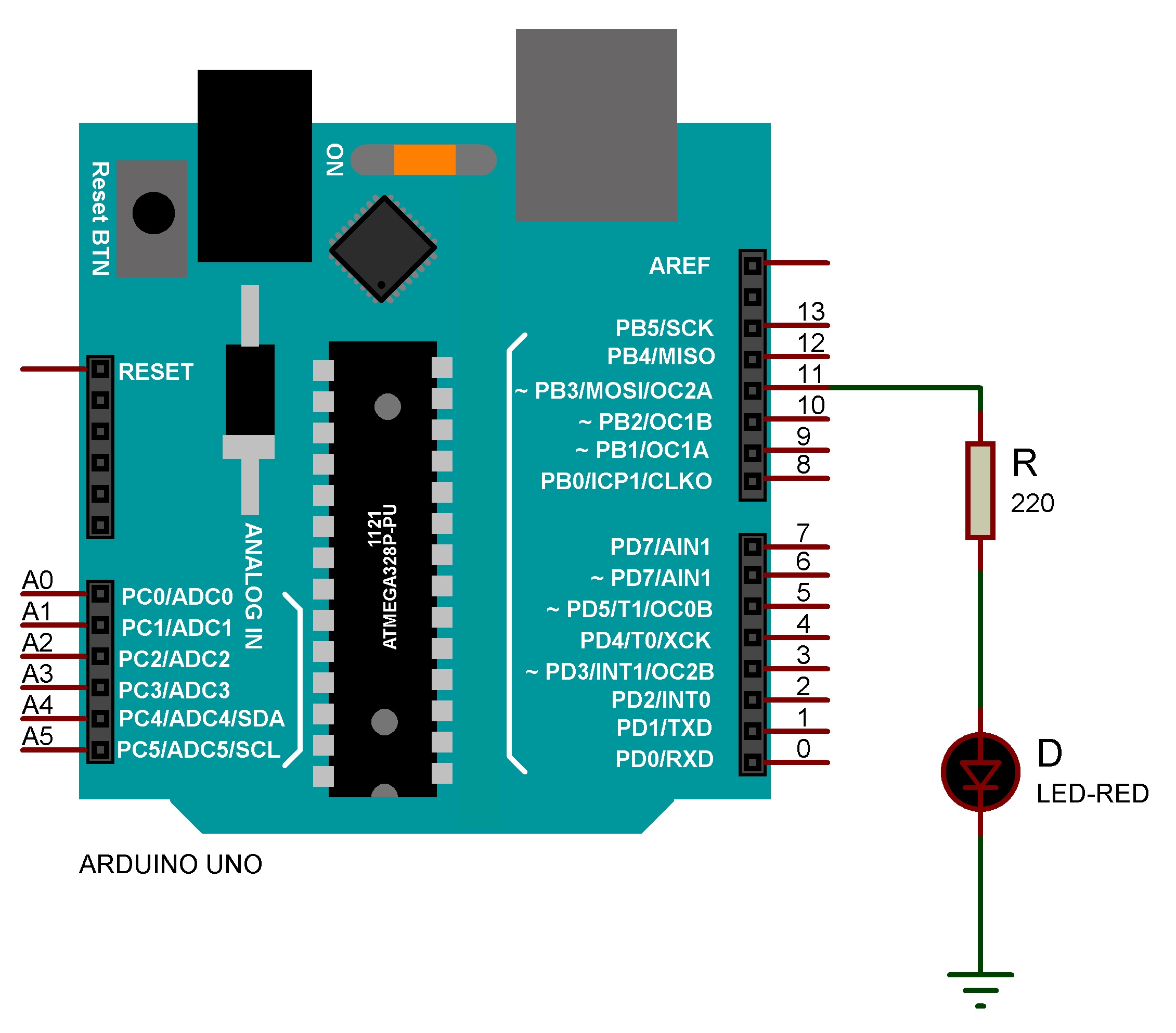 Arduino Uno ile PWM Uygulaması-3