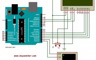 Arduino Uno ile HD44780 Uyumlu 2X16 LCD Uygulaması-7 (Seri Porttan Veri Alma)