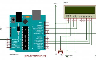 Arduino Uno ile LDR ve LCD'li DC Servo Motor Uygulaması
