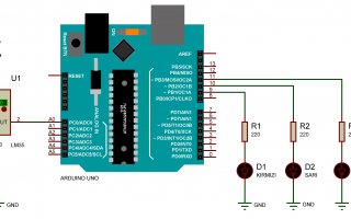 Arduino Uno ile LM35 Entegre Tipi Sıcaklık Sensörü Uygulaması