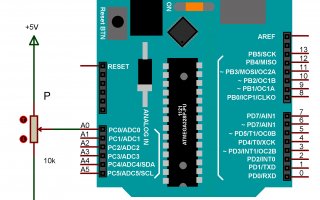 Arduino Uno ile Potansiyometre Uygulaması