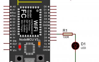 NodeMCU V3 ESP8266 ESP-12E ile AP Modunda Web Tarayıcıdan LED Kontrolü Uygulaması