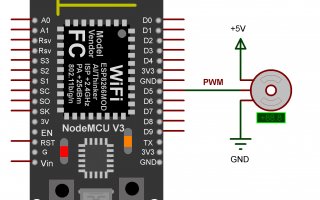 NodeMCU V3 ESP8266 ESP-12E ile UART Seri Haberleşme Servo Motor Kontrolü Uygulaması